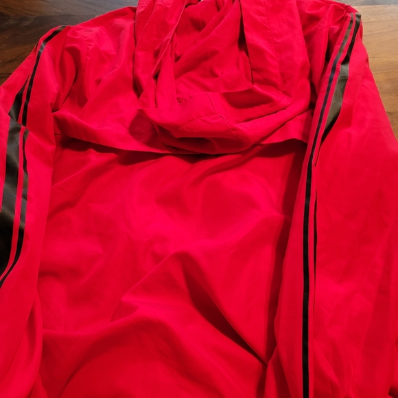 PINK Collegiate brand Texas Tech windbreaker hood half zip. EUC worn once - Picture 5 of 5